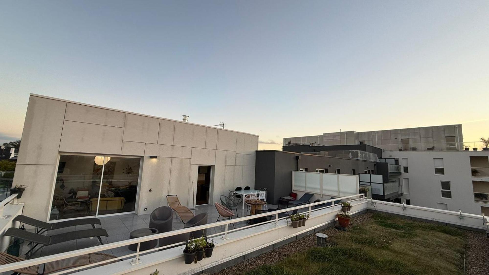 Appartement Gare Roof Standing Traversant 4 Vannes